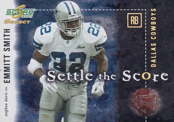 2001 Score Select - Settle the Score #SS-3 Emmitt Smith / Stephen Davis Front