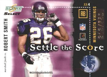 2001 Score Select - Settle the Score #SS-4 Marshall Faulk / Robert Smith Back