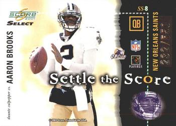 2001 Score Select - Settle the Score #SS-8 Daunte Culpepper / Aaron Brooks Back