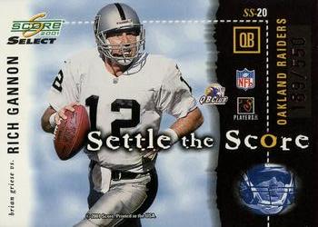 2001 Score Select - Settle the Score #SS-20 Brian Griese / Rich Gannon Back