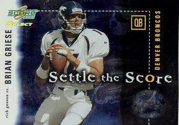 2001 Score Select - Settle the Score #SS-20 Brian Griese / Rich Gannon Front