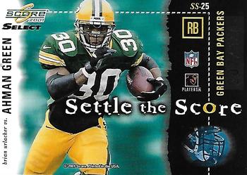 2001 Score Select - Settle the Score #SS-25 Brian Urlacher / Ahman Green Back