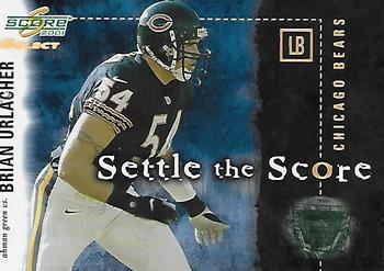2001 Score Select - Settle the Score #SS-25 Brian Urlacher / Ahman Green Front