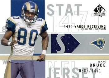 2001 SP Authentic - Stat Jerseys #SP-IB Isaac Bruce Front