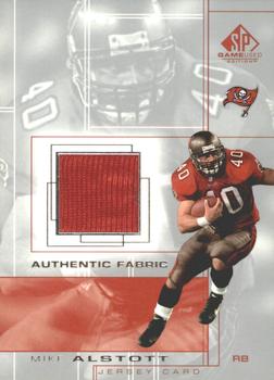 2001 SP Game Used Edition - Authentic Fabric #AL Mike Alstott Front