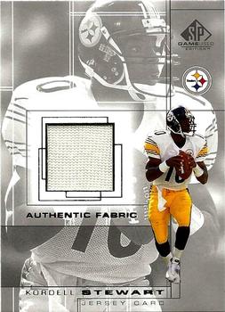 2001 SP Game Used Edition - Authentic Fabric #KS Kordell Stewart Front
