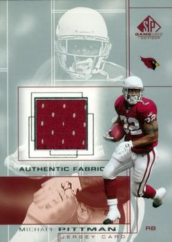 2001 SP Game Used Edition - Authentic Fabric #MP Michael Pittman Front