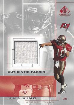 2001 SP Game Used Edition - Authentic Fabric #SK Shaun King Front