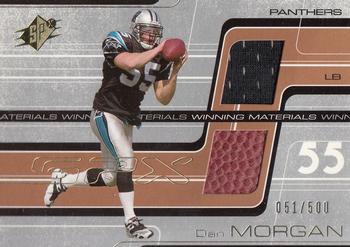 2001 SPx - Winning Materials #WM-MO Dan Morgan Front