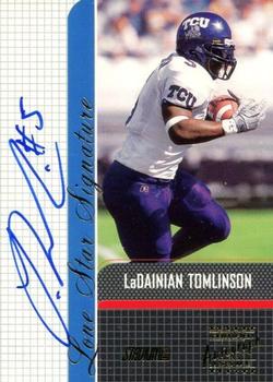 2001 Stadium Club - Lone Star Signatures #LS-LT LaDainian Tomlinson Front