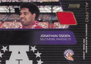 2001 Stadium Club - Pro Bowl Jerseys #SP-JO Jonathan Ogden Front