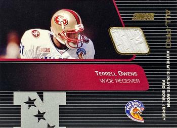 2001 Stadium Club - Pro Bowl Jerseys #SP-TO Terrell Owens Front