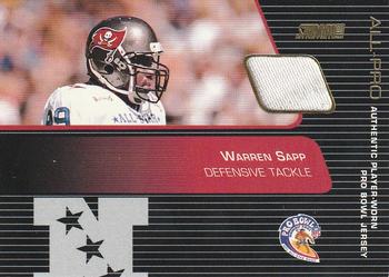 2001 Stadium Club - Pro Bowl Jerseys #SP-WS Warren Sapp Front