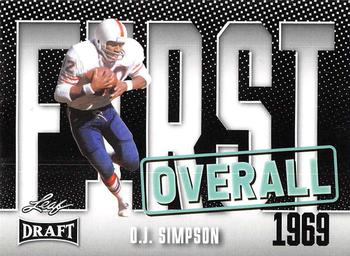 2023 Leaf Draft #1 O.J. Simpson Front