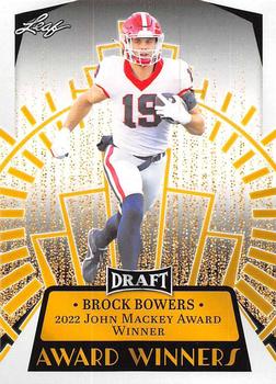2023 Leaf Draft #13 Brock Bowers Front