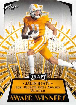 2023 Leaf Draft #15 Jalin Hyatt Front