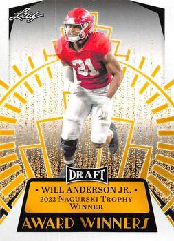 2023 Leaf Draft #17 Will Anderson Jr. Front