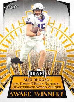 2023 Leaf Draft #16 Max Duggan Front