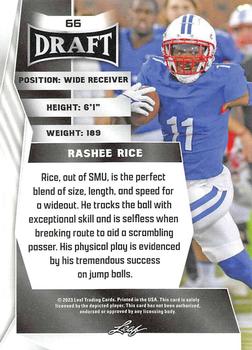 2023 Leaf Draft #66 Rashee Rice Back