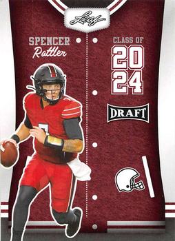 2023 Leaf Draft #80 Spencer Rattler Front