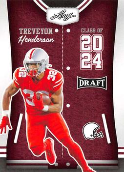 2023 Leaf Draft #81 TreVeyon Henderson Front