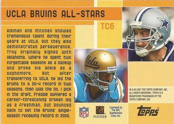 2001 Topps - Combos #TC6 Bruin Brawlers (Troy Aikman / Freddie Mitchell) Back