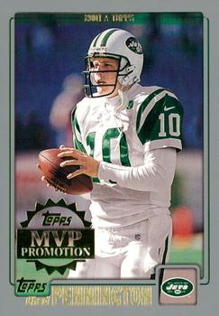 2001 Topps - MVP Promotion #NNO Chad Pennington Front