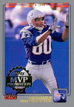 2001 Topps - MVP Promotion #NNO Troy Brown Front