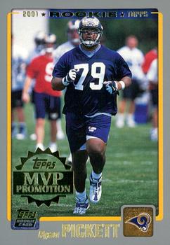 2001 Topps - MVP Promotion #NNO Ryan Pickett Front