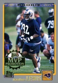 2001 Topps - MVP Promotion #NNO Damione Lewis Front