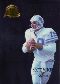 1996 Collector's Edge President's Reserve - Running Mates #RM15 Scott Mitchell / Barry Sanders Front