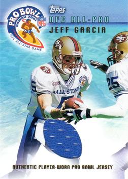 2001 Topps - Pro Bowl Jerseys #TP-JG Jeff Garcia Front