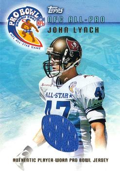 2001 Topps - Pro Bowl Jerseys #TP-JL John Lynch Front