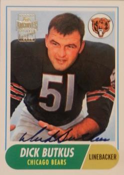 2001 Topps Archives - Rookie Reprint Autographs #AA-DB Dick Butkus Front