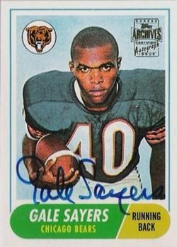 2001 Topps Archives - Rookie Reprint Autographs #AA-GS Gale Sayers Front