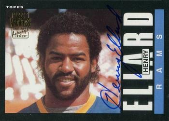 2001 Topps Archives - Rookie Reprint Autographs #AA-HE Henry Ellard Front