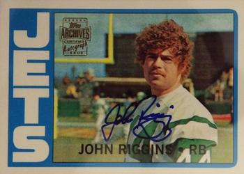 2001 Topps Archives - Rookie Reprint Autographs #AA-JR John Riggins Front