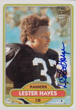 2001 Topps Archives - Rookie Reprint Autographs #AA-LH Lester Hayes Front