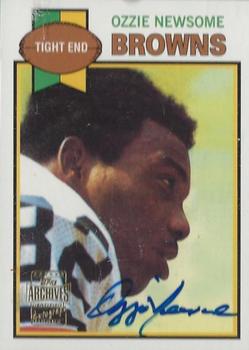2001 Topps Archives - Rookie Reprint Autographs #AA-ON Ozzie Newsome Front