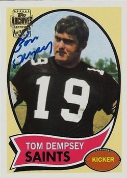 2001 Topps Archives - Rookie Reprint Autographs #AA-TD Tom Dempsey Front