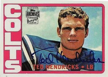 2001 Topps Archives - Rookie Reprint Autographs #AA-TH Ted Hendricks Front