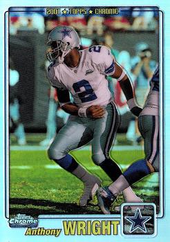 2001 Topps Chrome - Refractors #40 Anthony Wright Front