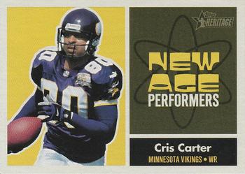 2001 Topps Heritage - New Age Performers #NA15 Cris Carter Front