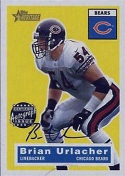 2001 Topps Heritage - Real One Autographs #THRO-BU Brian Urlacher Front