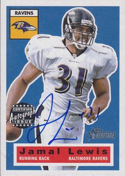 2001 Topps Heritage - Real One Autographs #THRO-JL Jamal Lewis Front