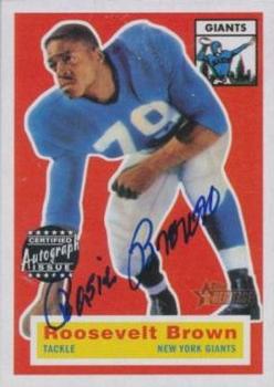 2001 Topps Heritage - Real One Autographs #THRO-RB Roosevelt Brown Front