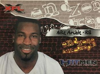 2001 Topps XFL - Endzone Autographs #NNO Mike Archie Front