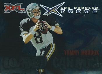 2001 Topps XFL - Loaded Cannon #1 Tommy Maddox Front