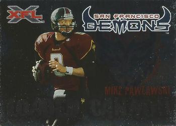 2001 Topps XFL - Loaded Cannon #6 Mike Pawlawski Front