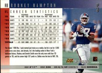 1996 Donruss #5 Rodney Hampton Back